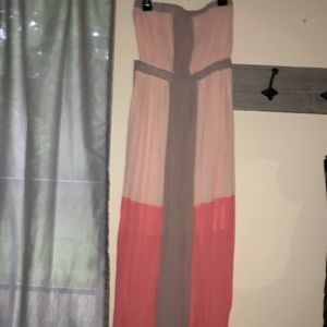 YA Los Angeles bandeau maxi dress